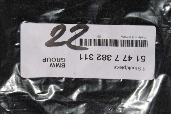 BMW X1 F48 DYWANIKI PODŁOGI 7382311 wycieraczki kolor czarny 54477382311 7410384 51 47 7408920 7382311 7382311 7382311 7382311