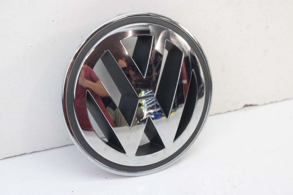 VW ZNACZEK 3C0853600A 1K5853600 ZDERZAKA GRILL PRZÓD PRZEDNIEGO MQH czarny chrom Emblemat atrapy 3C0853601 3C0853600A 1K5853600