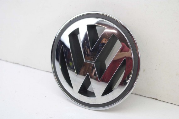 VW ZNACZEK 3C0853600A 1K5853600 ZDERZAKA GRILL PRZÓD PRZEDNIEGO MQH czarny chrom Emblemat atrapy 3C0853601 3C0853600A 1K5853600