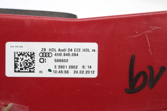 AUDI A8 LAMPY LED TYŁ 4H0945095 4H0945096 4H0945095 4H0945096 lampa tylna D4 4H0945093 4H0945094 4H0945095 4H0945096 4H0945095