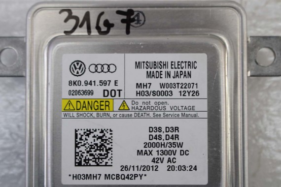 AUDI VW STEROWNIK MODUŁ MOCY LAMPY 8K0941597E 8K0 941 597 E SKODA 8K0941597 8K0941597C 8K0941597E 8K0941597 8K0941597C 8K0941597