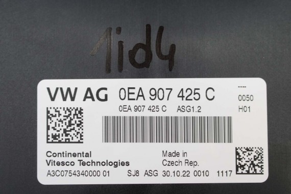 VW ID4 KOMPUTER STEROWNIK 0EA907425C 0EA907425C 0EA907425C 0EA907425C silnik elektryczny 0EA907425C 0EA907425C 0EA907425