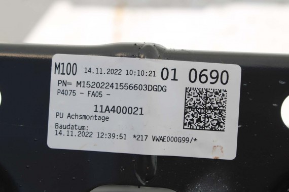 VW ID4 SANKI TRAWERSA 1EA199315J PRZÓD BELKA ZAWIESZENIA przednia przednie podpora AUDI Q4 1EA199599B 1EA805211B 1EA199315G