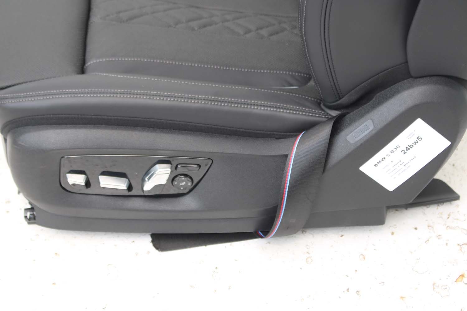 BMW 5 G30 FOTELE KOMPLET FOTELI siedzeń siedzenia tapicerka + boczki ...
