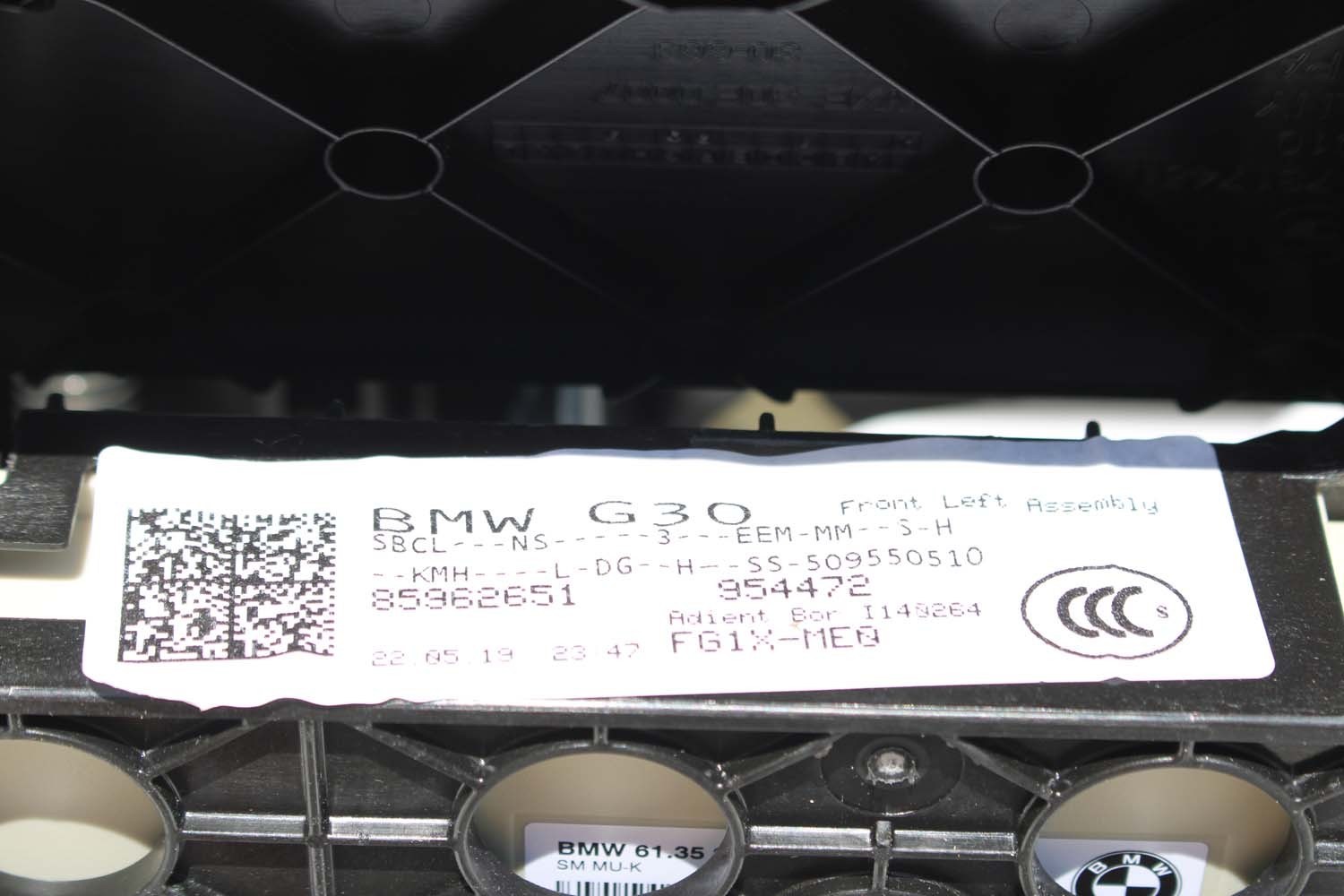 BMW 5 G30 FOTELE KOMPLET FOTELI siedzeń siedzenia tapicerka + boczki ...