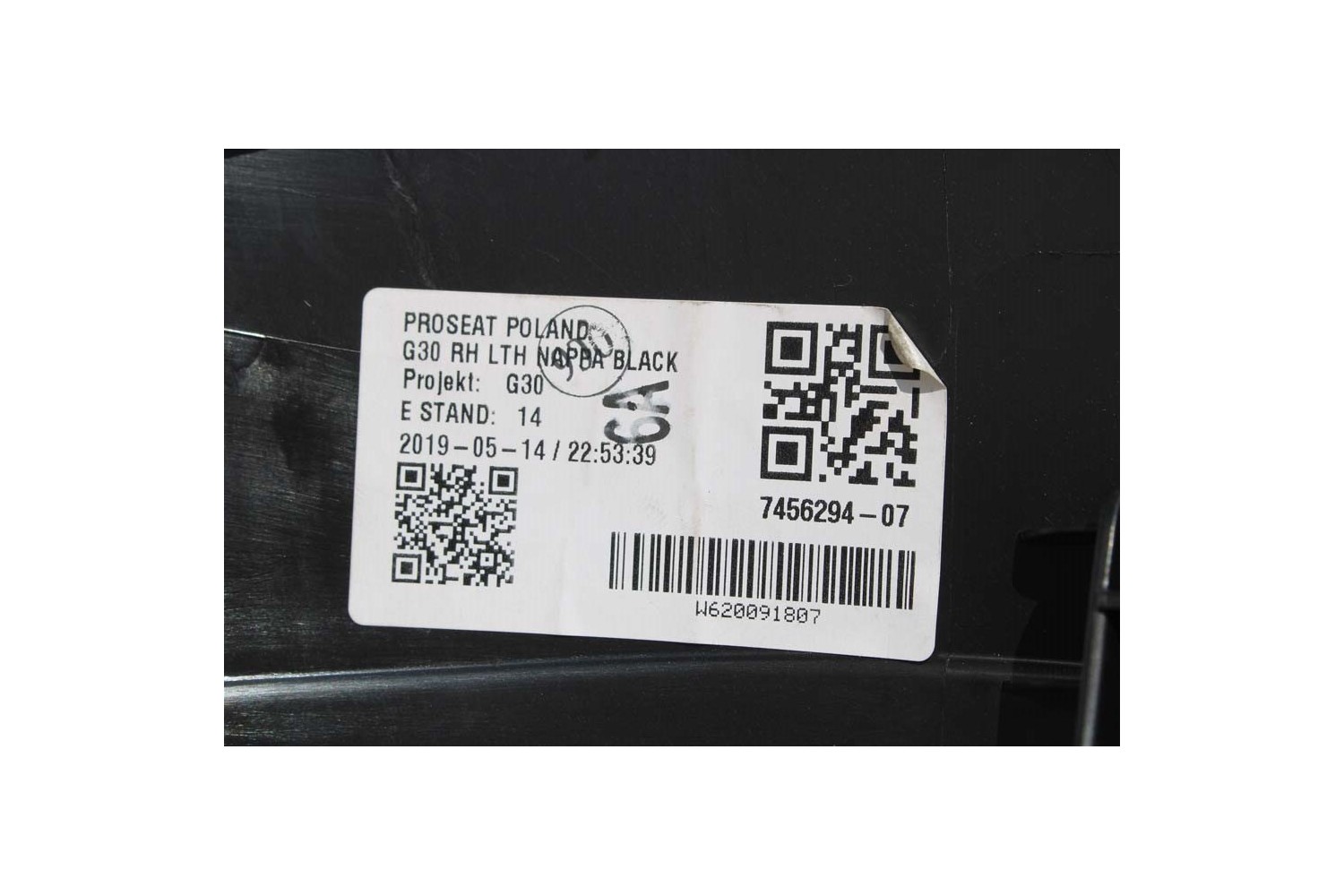 BMW 5 G30 FOTELE KOMPLET FOTELI siedzeń siedzenia tapicerka + boczki ...