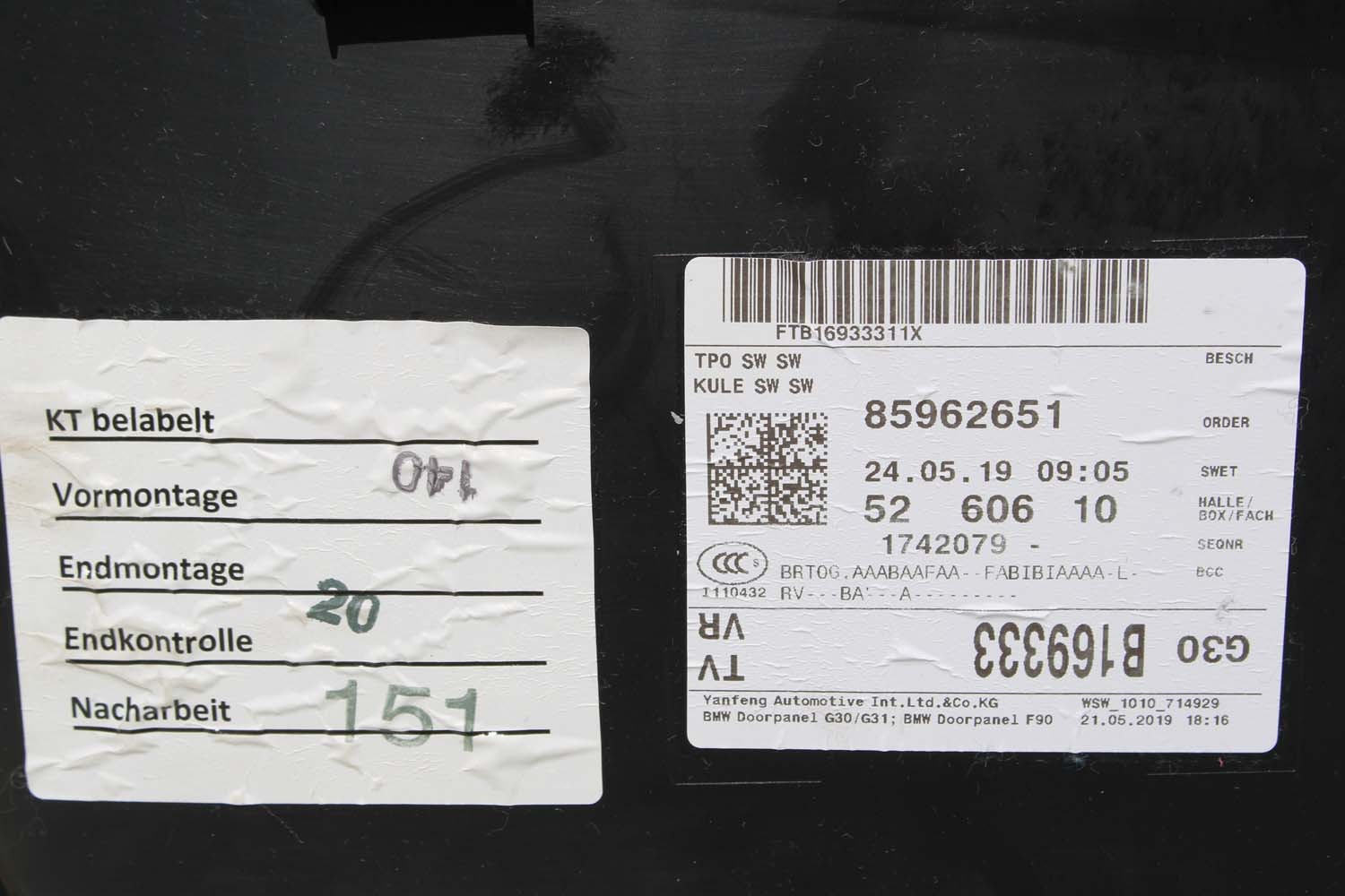 BMW 5 G30 FOTELE KOMPLET FOTELI siedzeń siedzenia tapicerka + boczki ...