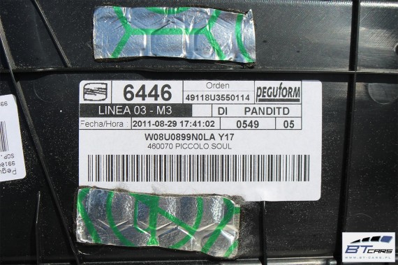 AUDI Q3 BOCZKI DRZWIOWE BOCZEK TAPICERKA 8U 8U1867103 8U1867104 8U0867303 8U0867304 8U0 867 303 czarne brązowe