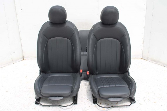 MINI F56 FOTELE KOMPLET FOTELI siedzeń siedzenia tapicerka +boczki drzwiowe MINI Yours Leder Lounge/carbon-black LCi JCW