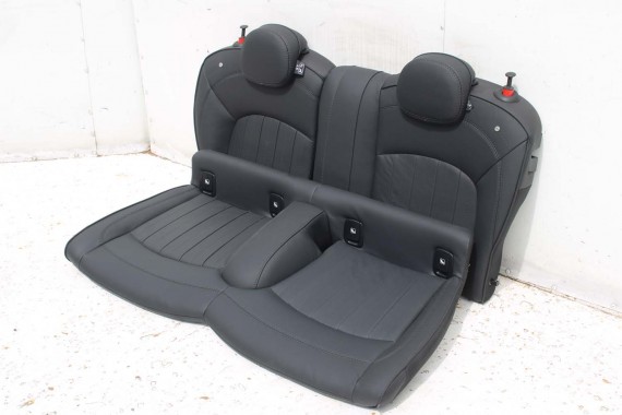 MINI F56 FOTELE KOMPLET FOTELI siedzeń siedzenia tapicerka +boczki drzwiowe MINI Yours Leder Lounge/carbon-black LCi JCW