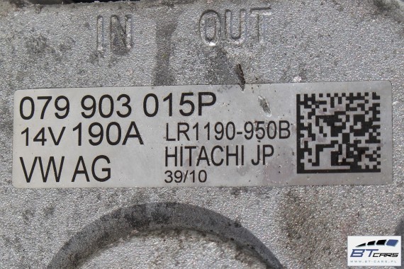 AUDI S6 A6 A7 A8 ALTERNATOR 190A 079903015P 079903015PX 079 903 015 P 4.0 14V 4.0TFSi 4.0 TFSi 079903015P 079903015P 079903015P