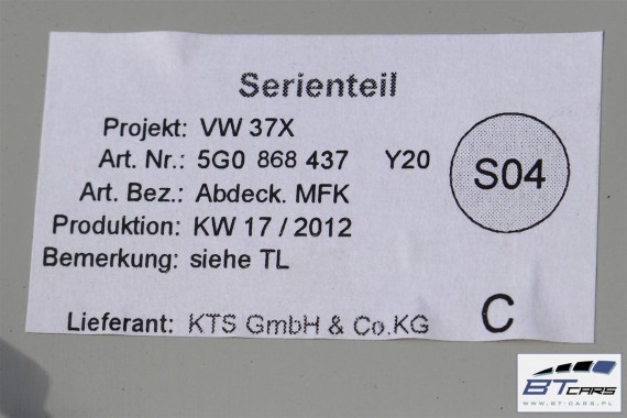 VW GOLF 7 SPORTSVAN LUSTERKO WEWNĘTRZNE 5G0857511A 5G0 857 511 A wsteczne 5G0857511 5G0857511B 5G0857511A 5G0857511B 5G0857511B