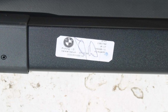 MINI F54 ROLETA BAGAŻNIKA 7360792 tył 7360792 7360792 czarna Clubman 7360792 51477360792 7360792 51477360792 7360792 51477360792