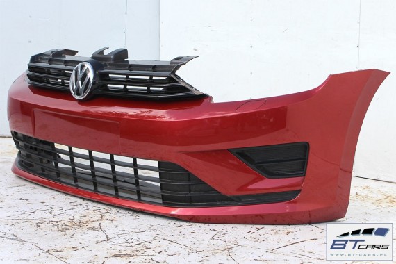 VW GOLF SPORTSVAN PRZÓD maska błotnik zderzak pas przedni wzmocnienie błotnik 510 Kolor: LA3X - czerwony (sunset red)