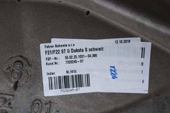 BMW M2 F87 FOTELE KOMPLET FOTELI siedzeń siedzenia tapicerka M PAKIET + boczki drzwiowe czarne MPower Performance 'M' M2 F87