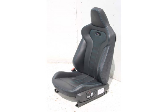 BMW M2 F87 FOTELE KOMPLET FOTELI siedzeń siedzenia tapicerka M PAKIET + boczki drzwiowe czarne MPower Performance 'M' M2 F87