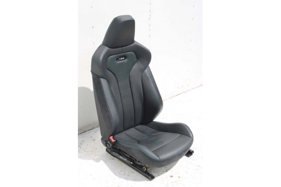 BMW M2 F87 FOTELE KOMPLET FOTELI siedzeń siedzenia tapicerka M PAKIET + boczki drzwiowe czarne MPower Performance 'M' M2 F87