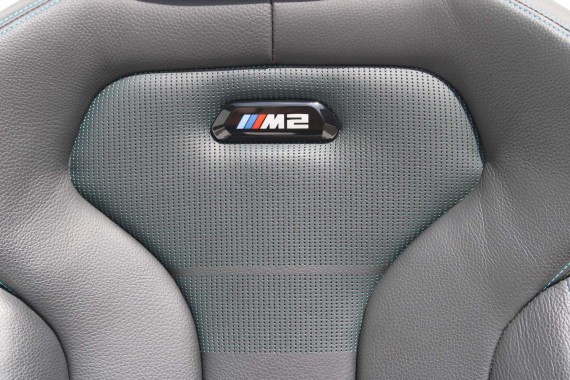 BMW M2 F87 FOTELE KOMPLET FOTELI siedzeń siedzenia tapicerka M PAKIET + boczki drzwiowe czarne MPower Performance 'M' M2 F87