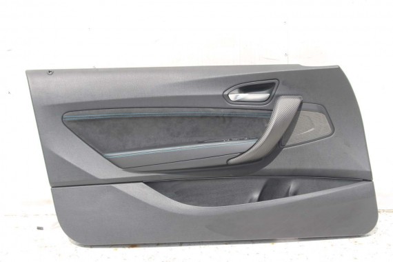 BMW M2 F87 FOTELE KOMPLET FOTELI siedzeń siedzenia tapicerka M PAKIET + boczki drzwiowe czarne MPower Performance 'M' M2 F87