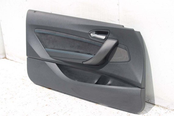 BMW M2 F87 FOTELE KOMPLET FOTELI siedzeń siedzenia tapicerka M PAKIET + boczki drzwiowe czarne MPower Performance 'M' M2 F87