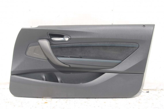 BMW M2 F87 FOTELE KOMPLET FOTELI siedzeń siedzenia tapicerka M PAKIET + boczki drzwiowe czarne MPower Performance 'M' M2 F87