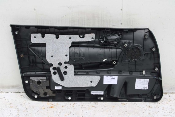 BMW M2 F87 FOTELE KOMPLET FOTELI siedzeń siedzenia tapicerka + boczki drzwiowe czarne MPower Dakota/schwarz/Kontrast blau M2 F87