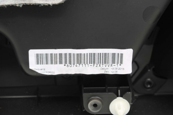 BMW M2 F87 FOTELE KOMPLET FOTELI siedzeń siedzenia tapicerka + boczki drzwiowe czarne MPower Dakota/schwarz/Kontrast blau M2 F87