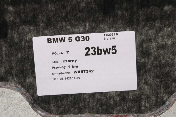 BMW 5 G30 PÓŁKA TYLNA TYŁ BAGAŻNIKA 7419291 51467419291 7419291 7419291 51467419291 7419291 7419291 51467419291 7419291 7419291