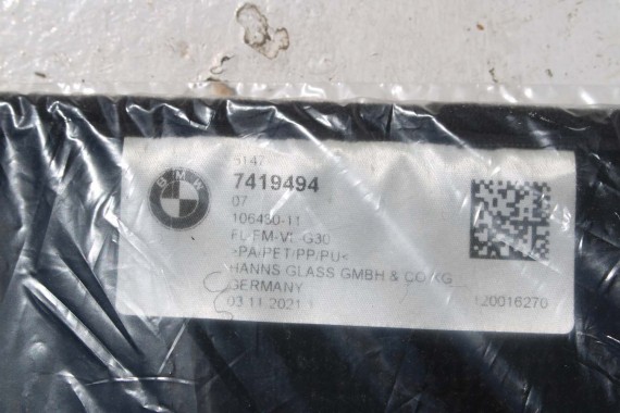 BMW 5 G30 DYWANIKI PODŁOGI 7419494 wycieraczki kolor czarny 7419494 51477419494 7419494 8596265 7419494 51477419494 7419494 G31