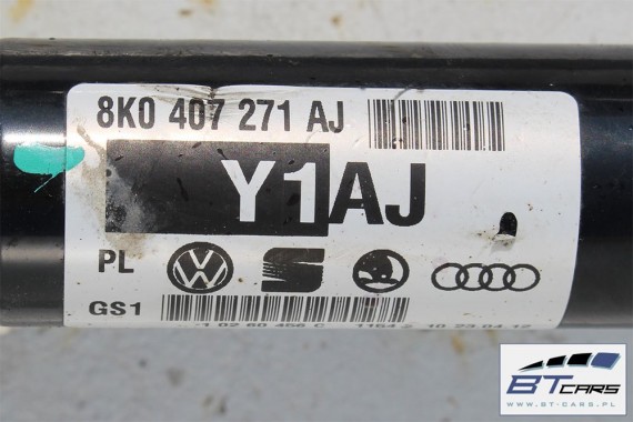 AUDI A4 A5 PÓŁOŚ PRZEDNIA PRZÓD 8K0407271Q 8K0407271AH 8K0407271AJ 8K0407451LX 8K0 407 271 8K0407271Q 8K0407271D 8K0407271AH