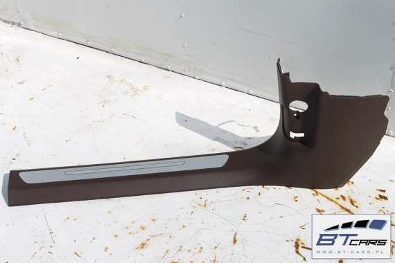 AUDI A8 LISTWY PROGOWE WEWNĘTRZNE PODŚWIETLANE 4H 4H0864607F 4H0864608F 4H1867272 listwa progowa D4  DF3 - brązowy (piccobraun)