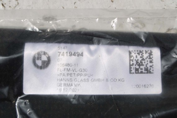BMW 5 G30 DYWANIKI PODŁOGI 7419494 wycieraczki kolor czarny 7419494 51477419494 7419494 8596265 7419494 51477419494 7419494 G31