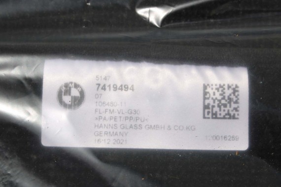 BMW 5 G30 DYWANIKI PODŁOGI 7419494 wycieraczki kolor czarny 7419494 51477419494 7419494 8596265 7419494 51477419494 7419494 G31