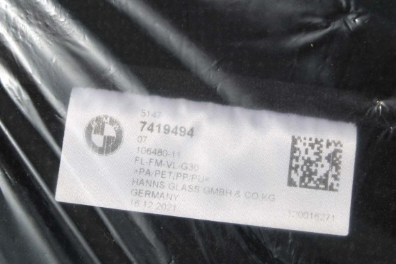 BMW 5 G30 DYWANIKI PODŁOGI 7419494 wycieraczki kolor czarny 7419494 51477419494 7419494 8596265 7419494 51477419494 7419494 G31