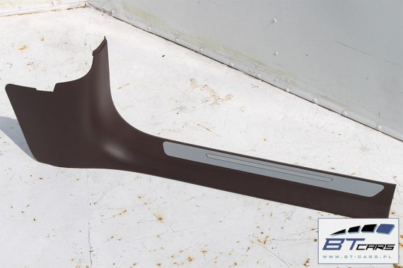 AUDI A8 LISTWY PROGOWE WEWNĘTRZNE PODŚWIETLANE 4H 4H0864607F 4H0864608F 4H1867272 listwa progowa D4  DF3 - brązowy (piccobraun)