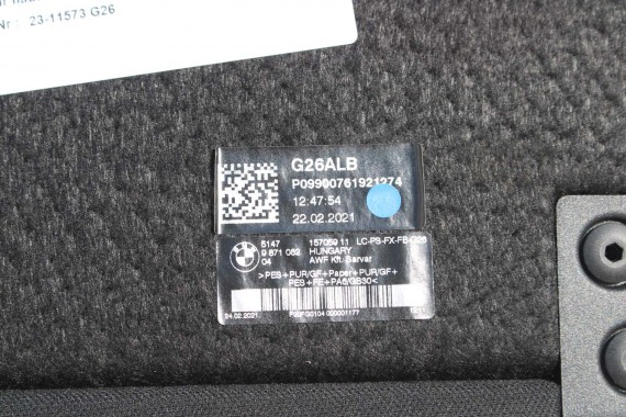 BMW 4 G26 PÓŁKA TYLNA TYŁ BAGAŻNIKA 9871082 9871082 czarna 9871082 i4 51479871082 9871082 i4 51479871082 9871082 i4 51479871082