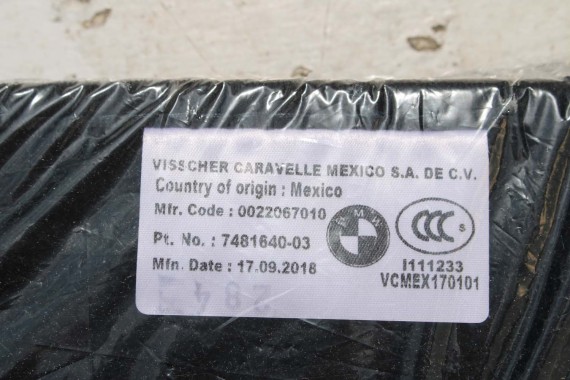 BMW 3 G20 G21 DYWANIKI PODŁOGI 7481640 wycieraczki kolor czarny 51477481640 213271 51 47 7910436 7481640 7481640 7481640 7481640