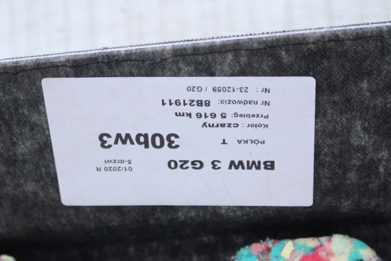 BMW 3 G20 PÓŁKA TYLNA TYŁ BAGAŻNIKA 8073795 51468073795 8073795 51468073795 8073795 51468073795 8073795 51468073795 8073795