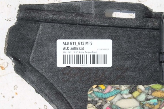 BMW 7 G12 PÓŁKA TYLNA TYŁ BAGAŻNIKA 7411959 + ROLETA 7411959 LCi FACELIFT 7411959 51467411959 ALCANTARA 7411959 7411959 7411959