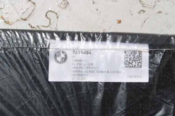 BMW 5 G30 DYWANIKI PODŁOGI 7419494 wycieraczki kolor czarny 7419494 51477419494 7419494 106480 7419494 51477419494 7419494 G31