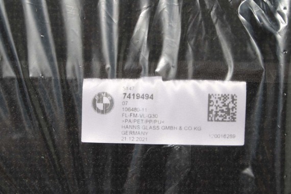 BMW 5 G30 DYWANIKI PODŁOGI 7419494 wycieraczki kolor czarny 7419494 51477419494 7419494 106480 7419494 51477419494 7419494 G31