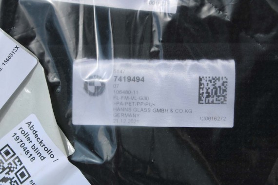 BMW 5 G30 DYWANIKI PODŁOGI 7419494 wycieraczki kolor czarny 7419494 51477419494 7419494 106480 7419494 51477419494 7419494 G31