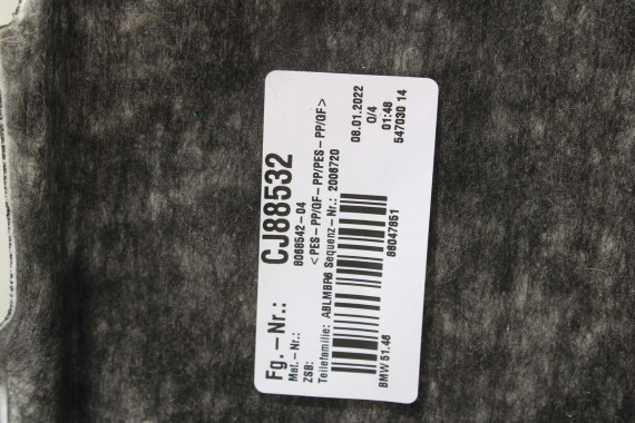 BMW 5 G30 PÓŁKA TYLNA TYŁ BAGAŻNIKA 8068542 7419496 51467419496 7419496 + ROLETA 7419496 8068542 51468068542 8068542 7419496 f90