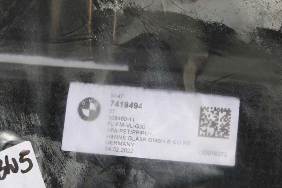 BMW 5 G30 DYWANIKI PODŁOGI 7419494 wycieraczki kolor czarny 7419494 51477419494 7419494 106480 7419494 51477419494 7419494 G31