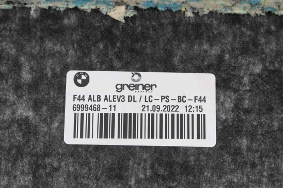 BMW 2 F44 PÓŁKA TYLNA TYŁ BAGAŻNIKA 6999468 LCi GRAND COUPE ANTHRAZIT 6999468 514669994678 6999468 51466999468 6999468 6999468