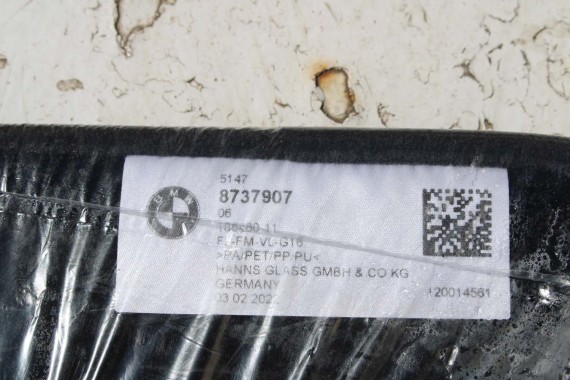 BMW 8 G16 DYWANIKI PODŁOGI 8737907 wycieraczki kolor czarny 8737907 5147 8737907 8737907 8737907 8737907 51478737907 8737907
