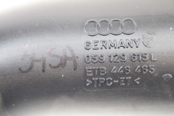 AUDI A6 S6 A7 RURA INTERKULERA 059129615L PRZEWÓD SSĄCY WĄŻ CIŚNIENIOWY 3.0 TDi diesel 059 129 615 L LIFT 059129615L 059129615L