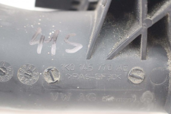 VW AUDI RURA INTERCOOLERA 1K0145838AH 1K0145838AH 1K0145838AF INTERKULERA WĄŻ CIŚNIENIOWY RURY POWIETRZA CHŁODNICY 1K0145838AH