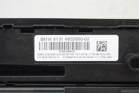 BMW 4 F33 PANEL KLIMY 9363546 RADIA 6832880 AUDIO KLIMATYZACJI 64119363546 61316832880 Gran Turismo LCi FL LIFT F30 F31 9363546