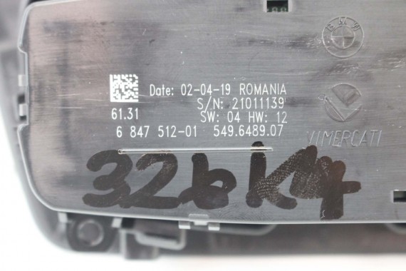 BMW 3 F34 PRZEŁĄCZNIK WŁĄCZNIK ŚWIATEŁ 6847512 LCi przełącznik 61316847512 6847512 panel EUROPA CABRIO 6847512 6847512 6847512